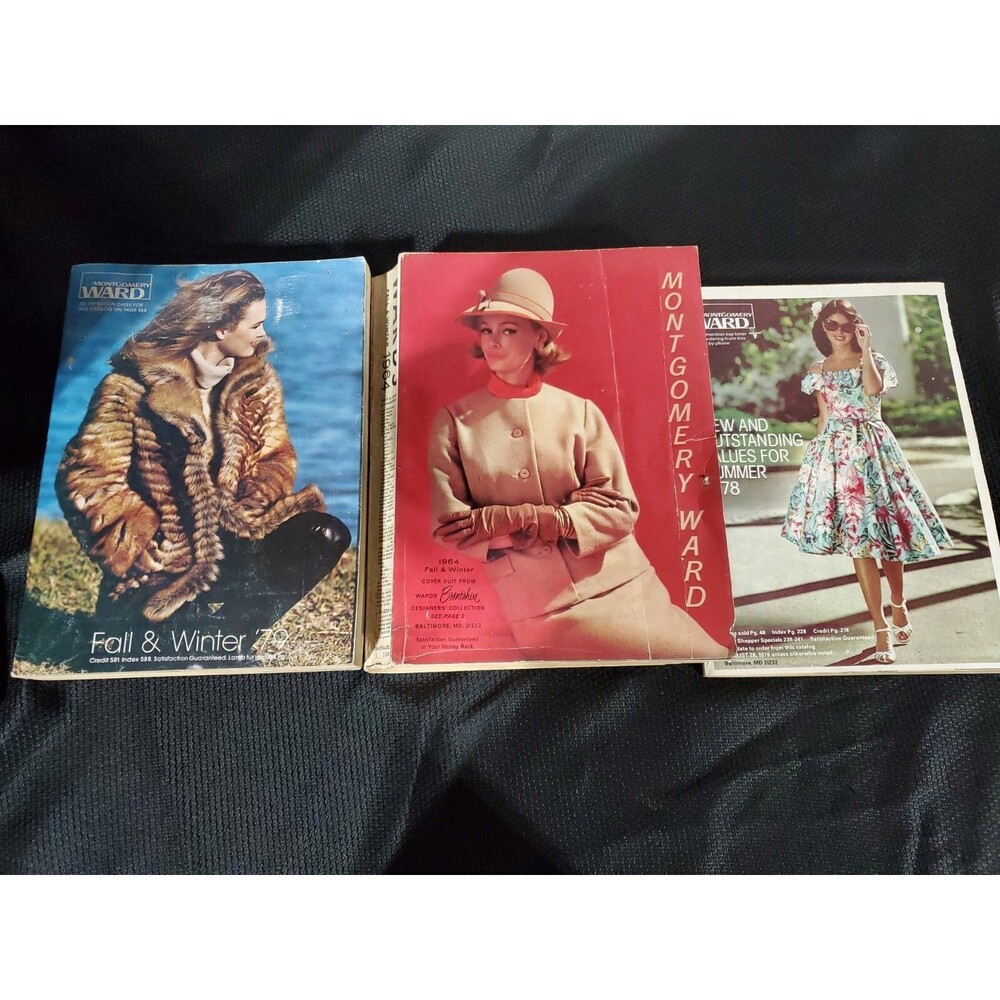 1964 1979 MONTGOMERY WARD vintage department store catalog FALL & WINTER + BONUS